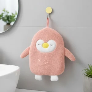 Korallfleece Handdoek - PenguinTowel