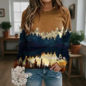 Landschapsprint Trui - Franziska