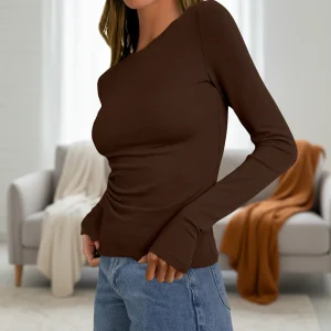 Langarmshirt met ronde hals - Gudrun