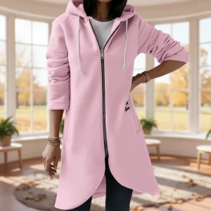 Lange Vest Met Hoodie - Emma