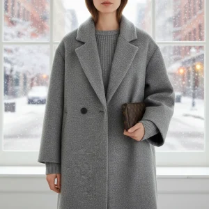 Lange, Getailleerde Winterjas - Ilse