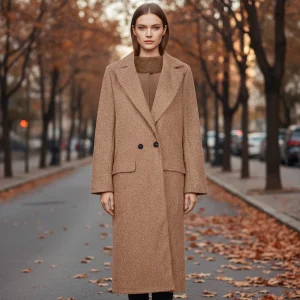 Langer Damesmantel - Alina