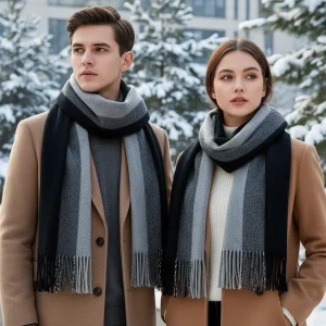 Lange Kasjmier Sjaal - CashmereHaven