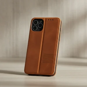 Leren Klaphoes Met Kaartenvak - LeatherFoliox