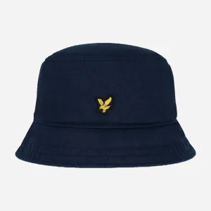 Cotton twill bucket hat - dark navy
