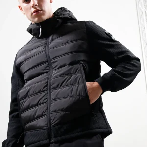 Hybrid softshell jacket - black