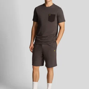 Sweat short - gunmetal