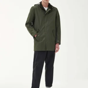 Chelsea mac jacket - olive forest mist