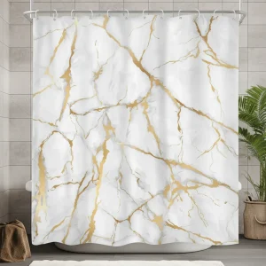 Marmerpatroon Douchegordijn - MarbleLuxor