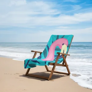 Microfiber Strandhanddoek - FlamingoHanddoek