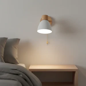 Noordse Houten Wandlamp - WoodLuma