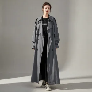 Oversized Lange Trenchcoat - Scarlett
