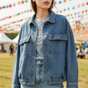 Oversized Denimjacke - Theresa
