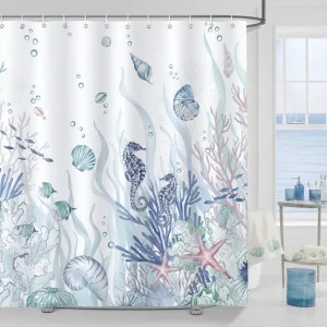 Oceaanmotief Douchegordijn Polyester - OceanMuse