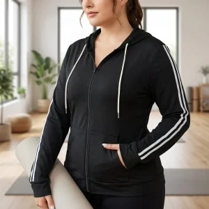 Plus Size Hoodie Sportief - Stephanie