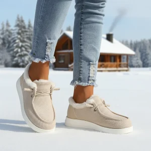 Pluche gevoerde winterschoenen - Elvira