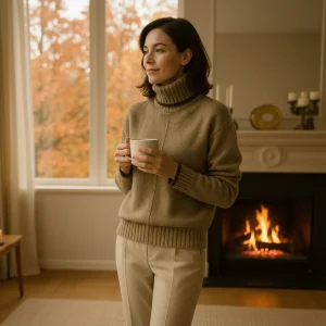 Pullover met Staande Kraag - Alina