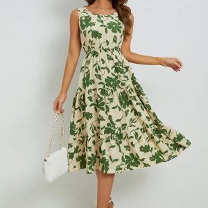 Zomerse Midi-Jurk met Bloemenprint – Fenna