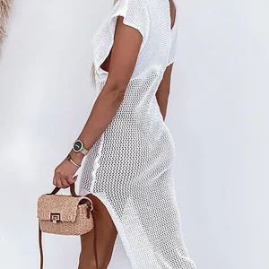 Gehaakt Strandjurkje met Taillelint – Yara