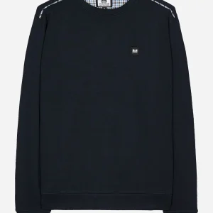 Vega - navy blue house check