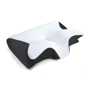 2-in-1 Geheugenfoam Nekpillow met Ergonomisch Contourontwerp – RestAlign