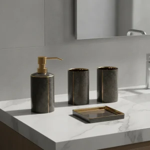 Slank Keramisch Badkamer Set - SereniBath