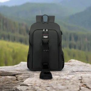 Waterdichte Oxford Camera Rugzak met Multi-Compartment Opslag – Elric