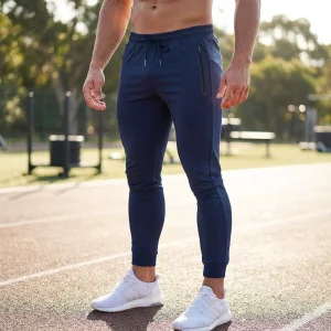 Slim Fit Trainingsbroek van Katoenmengsel - Johnny