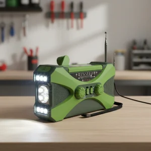 Zonne-energie handzwengelradio – SafePulse