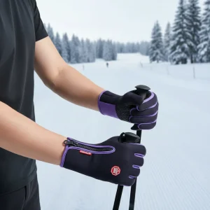 Spatwaterdichte Handschoenen Met Rits - TouchFrost