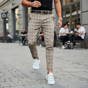 Gestreepte Chino Broek - Oskar