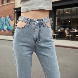 Stylische Jeans Met Cut-outs - Marina