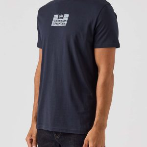 Dygas - navy blue house check