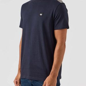 Diaz - navy blue house check