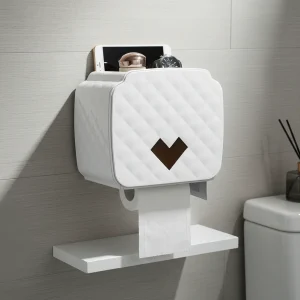 Toilettenpapierdispenser met Legplank - SafeRoller