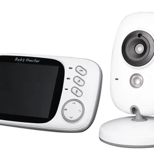 3,5-Inch Video Babyfoon met Nachtzicht, Temperatuurweergave en Twee-Weg Audio