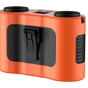 Draagbare heupclipventilator met dubbele luchtuitlaten & 20.000mAh batterij – BreezeMate