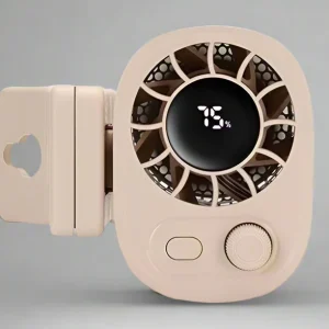 Hipacool Draagbare Auto Clip Ventilator met 360° Rotatie & 100 Snelheden – ClipAir