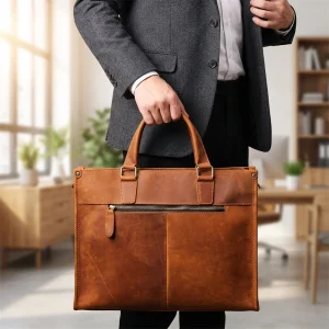 Vintage Leren Laptoptas - Leatherlyst