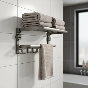 Wandgemonteerd Handdoekenrek - HoldMate