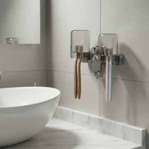 Wandgemonteerd Tandenborstelrek PET - BrushGuard