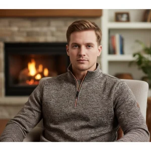 Verwarmende herenpullover - Samuel