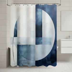 Waterafstotende polyester douchegordijn - AquaLoom