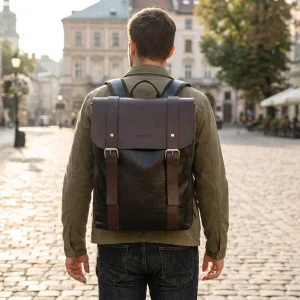 Waterdichte Leren Rugzak - Velluno