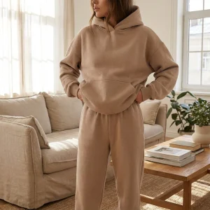 Zacht stoffen joggingpak - Katherine