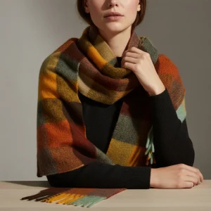 Zachte Warme Fluffy Sjaal - PlaidSoft