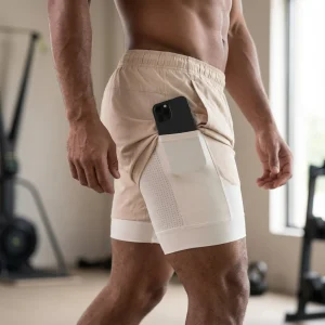 Twee-in-een trainingsshorts - Wade