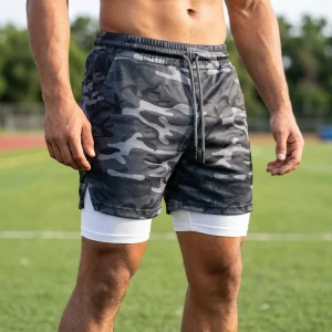 Tweedelige Trainingsshorts Met Compressie - Rodney