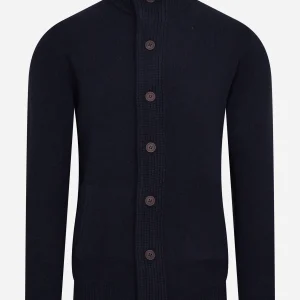 Patch zip thru - navy