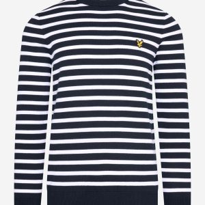 Breton stripe jumper - dark navy